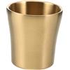 TOVINANNA Bicchiere in Acciaio Inox 180ml con Design Snello e Bordi Arrotondati, Funzione Salvaspazio e Portatile, Consigliato per Utilizzo in Bagni Piccoli e Dormitori