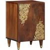 vidaXL Armadio per Bagno 38x33x58 cm in Legno massello di Mango