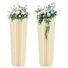 KKVUIIFF KKVUIIF - 2 vasi di cartone per matrimonio, 100 cm, pieghevole, con piastra in acrilico, per matrimoni, centrepieces