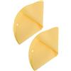 VILLCASE 2pezzi Bat Mate per Ceramica e Argilla Tappetino Assorbente Rotondo Doppio Foro per Tornio da Ceramica e Modellazione Argilla Supporto Stabile e Riutilizzabile per Lavoro Artistico