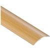 Cezar Listello protettivo/binario di transizione/profilo di transizione con laminato/decorazione in legno con tasselli stretti, autoadesivo, 30 mm, faggio