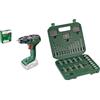 Bosch Bundle of Bosch Trapano con percussione a batteria UniversalImpact 18V-60 (senza batteria, sistema 18 Volt, in confezione di cartone) + Bosch Set Starter, 136 pz. - Amazon Edition