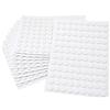Adsamm® / 1080 x feltrini autoadesivi ultrasottili/Bianco/ø 10 mm/Rotondo/piedini per mobili in feltro extra fine da 1.5 mm di spessore/pad protettivi per arredi
