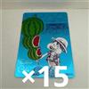 SHUEISYA 【Set di 15】ONE PIECE NatsuComi 2026 Metakira Card Eiichiro Oda Promo New Japan