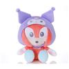 SEGA SONIC & FRIENDS Personaggi Sanrio Peluche Bambola Taglia M Knuckles × Kuromi ...