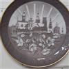 Royal Copenhagen Piatto Royal Copenhagen 2008 Anno Grigio Edizione Speciale Seppia 100°...