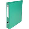 Exacompta - 51643E - 1 Raccoglitore Foderato Rigido in PVC - 4 Anelli a D 40 mm in Terza di Copertina - Dorso 60 mm - Formato Esterno 29x32 cm per A4 Maxi - Verde