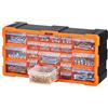 VEVOR Organizer per Minuteria a 22 Cassetti, Cassettiera Porta Minuteria Impilabile, Contenitore da Parete per Viti, Bulloni, Ferramenta e Componenti piccoli, Ideale per Garage, Casa e Laboratorio