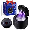 MySmile Pulitore ad Ultrasuoni 45 KHz, Capacità 200ML - Allineatori, Protettori Buccali, Apparecchi Ortodontici, Capsula Portatile di Pulizia Dentale con 2 Modalità e Timer Digitale (nero)