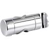 Joyoldelf Supporto Soffione Doccia Universale, Supporto Doccia per Regolabile, Flessibile a 90°, Supporto Doccia Saliscendi Girevole per Slide Bar, In Plastica ABS, Cromato（19-25 mm）