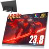 Motyeowe Portable Monitor 23.8 Zoll 100Hz 1080P,100% sRGB FHD HDR USB HDMI Tragb