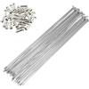 DYYEUAVT Bici elettrica Flessibile Mountain Bike Ruote 700C 26 Pollici 27,5 Pollici Raggi for Bicicletta in Acciaio Inossidabile Raggi for Bicicletta Raggi for Bicicletta Nippli(264MM)