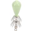 Lylithuif Ami da pesca che si illuminano al buio Ami da jig per polpo luminoso Esche da pesca in acqua salata ad alte prestazioni Attrezzatura in metallo Gomma Acciaio inossidabile (11 g)