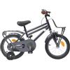Kaloriko Bicicletta per bambini da 22 pollici, blu scuro, per 7-12 anni, telaio in acciaio, cambio singolo, parafango, freno a contropedale, riflettori e campanello, per avventure all'aperto e viaggi