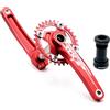 QHYRZE Guarnitura MTB Guarnitura Integrata Cava for Mountain Bike 170mm Set di Pedivelle Ingranaggio Singolo 32T 34T 36T 38T Guarnitura con BB, 8-12 velocità(Rot,36T)