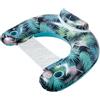 Generico Poltrona Galleggiante Da Piscina | 2 Pezzi Ampia Seduta in PVC | Con Portabicchiere Gonfiabile Da Piscina | Per Uomo Donna Giovani Feste In Spiaggia Mare Lago Abbronzatura