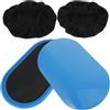BATHVEVE Dischi di Scorrimento Design Ergonomico Compatto Set 1 Pezzo in ABS ed Eva per Migliorare Coordinazione Corporea a Casa Fitness per Esercizi Aerobici