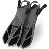 RSGXLFQZVAK Bombola Subacquea, Pinne da Nuoto for Piedi Snorkeling for Adulti Corte Regolabili for Principianti Attrezzature for Sport Acquatici Immersione Portatili Uomo,per Principianti(Noir,S/M)