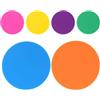 WRITWAA 6 Pezzi Coni di Plastica Tondi per Allenamento Calcio Alta visibilità e Chiara Separazione dei Colori, per Festa Calcio Decor e Esercizi di Agilità