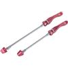 SkyjOy Sgancio Rapido MTB Spiedini for mozzo Ruota for Bicicletta for for for Anteriore Posteriore a sgancio rapido MTB Bici da Strada Clip a Leva ASSE 148/185mm Blocco Ruote for(Red)