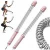 Generic Corde da Battaglia Regolabili Senza Corda (Confezione da 2), Corde da Allenamento ponderate Senza Fili per Allenamento a casa, Attrezzatura Portatile per Fitness HIIT, Attrezzatura silenziosa PE Pink
