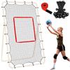 Beiykhera Rete Da Pallavolo Regolabile, 2,1×1,2 M Attrezzatura Per Allenamento Pallavolo Per Baseball, Calcio, Tennis, Rete Da Rimbalzo Per Pallavoli Per Adulti E Bambini Per Giardino Stadio Scuole