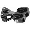 XUXHOU Scivolo per Cavi per Tiro con l' in Lega di Alluminio 4,5 X 2,5 X 1,7 Cm Ruota a Basso Attrito Splitter per Corde per Arcieri con Compound Caccia al Bersaglio (Black)