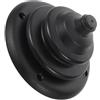 Luxshiny Copertura Cavo Sterzo per Yacht in PVC Nero, Resistente alla Polvere e Facile da Installare, per Compartimento Motore e Cablaggi Elettrici Marini