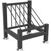Generico Portaoggetti Portatile For Racchette Da Ping Pong, Supporto For Racchette Da Ping Pong Da Tavolo, Può Contenere 5/7 Racchette, Capacità Di Carico Di 30 Kg, For Sala Giochi, Bar(Black,25x20x22cm)
