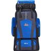 Generisch Zaino per cani da 15 kg, 80 l, leggero e pieghevole, piccolo zaino da trekking, per donne e uomini, viaggi, campeggio, vacanze, bicicletta, zaini da uomo, con sacca per idratazione, Blu, A