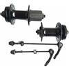 SkyjOy Sgancio Rapido MTB Bike Wheel Hub Skewers Card Bearing Disc Brake Flower Drum Bicycle Mountain 32/36 Hole Black(32 Hole)