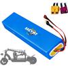 SSCYHT ,48v10ah, 48 Volt Batteria al Litio Ricaricabile 48V 10AH 12AH 15AH per Monopattino Elettrico Pieghevole, con BMS Integrato per Motore di Bicicletta e connettore T+XT60.