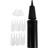 Mikikit Set Accessori per Gonfiaggio Palla da Yoga con Pompa Manuale in Plastica Compatibile per Sessioni Yoga Mobili e Gonfiabili