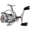 NexRen Mulinello da baitcasting in argento con bobina in metallo e design a doppia maniglia con rapporto 5,2: 1 e potenza di resistenza di 8 kg per viaggi di pesca pesanti, dimensioni 101 x 127 mm (MS-T