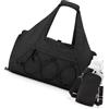 FGDTREE Borsa da allenamento di alta qualità per donna, antiscivolo, con cinghia per tappetino da yoga e spazioso scomparto principale, borsone sportivo con porta bottiglia d'acqua