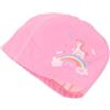 FOMIYES Cuffia da Nuoto per Protezione Orecchie in Poliestere e Spandex, Design Cartoon Rosa per Vacanze Estive in Piscina e Spiaggia