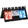 CaFfen Segnapunti Tabellone segnapunti Pieghevole FlipScore Board Sportivo for Ping-Pong, Basket, Calcio, pallavolo(Style B)