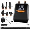 Generic Pompa elettrica da 20 psi, pompa ricaricabile per SUP da 6000 mAh, gonfiaggio e sgonfiaggio intelligente, 6 ugelli per kayak, barche, tende e gonfiabili