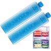 Beiykhera 2PCS Ghiaccio Per Borsa, Blocco Congelatore Per Ghiacciaio Riutilizzabili, Pane Di Ghiaccio Piatte Per Borsa Termica E Frigo, Mattonelle Refrigeranti Elementie Refrigeranti Per Casa E Libero