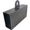 PureBowlic Strumento per rafforzare la presa delle dita, blocco di ferro per allenamento della forza, migliora la presa per atleti in arrampicata su roccia sollevamento pesi ginnastica (4 x 8 cm)