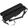 CANIGHT Borsa Rigida per Canna da Pesca in Eva Nera, Protezione e Custodia Resistente per Attrezzatura da Pesca e Viaggio All'aperto
