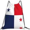 Generic Borsa Palestrasacca da Palestra per Vacanze Spiaggia Shopping 36X42Cm Regolabile Moda Borsa Sportiva Flag of Panama Print