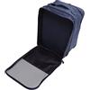 Aramox Borsa per Scarpe da Viaggio a 3 Strati, Borsa per Scarpe in Tessuto Oxford Cationico, capacità Impermeabile di 3 Paia con Cerniera a 2 Vie, Organizer Portatile per Viaggi, Campeggio, (blu navy)