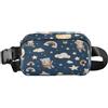 ISAOA Marsupio a tracolla alla moda marsupio con cinturino regolabile Dream Bear arcobaleno nuvole mongolfiera per allenamento, shopping, viaggi, escursionismo