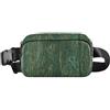 ISAOA Marsupio a tracolla alla moda marsupio con cinghia regolabile Dream Wood Grain verde oro per allenamento, shopping, viaggi, escursionismo