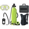 RSGXLFQZVAK Bombola Subacquea, 2L Immersioni Subacquee for con Rebreather for,per Principianti(Groen)