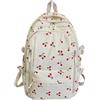 Generisch Zaino da trekking da donna con stampa di ciliegie, grande borsa per libri, leggera borsa per laptop 17, zaino da viaggio per ragazzi, Nero , Einheitsgröße, Zaino daypack