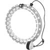 Urban Fitness Smart Weighted Fitness Hoop, 24 parti regolabili, contatore digitale, cuscinetti in silicone con palla rotante automatica a 360 gradi