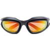 Hidyliu Occhiali Equitazione Polarizzati Full Frame Antivento per attività Motociclistiche e Ciclistiche Set di Occhiali Sole Sportivi per Adulti