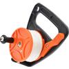 TAZIZI Mulinello per immersioni con tappi per pollice e linea ad alta visibilità da 45,7 m, con cricchetti per immersioni, facile da usare, con tappi per pollice